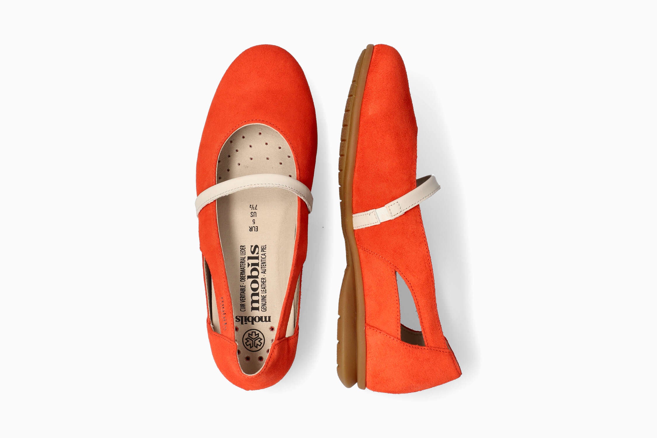 Samya - Tangerine Women Ballerinas
