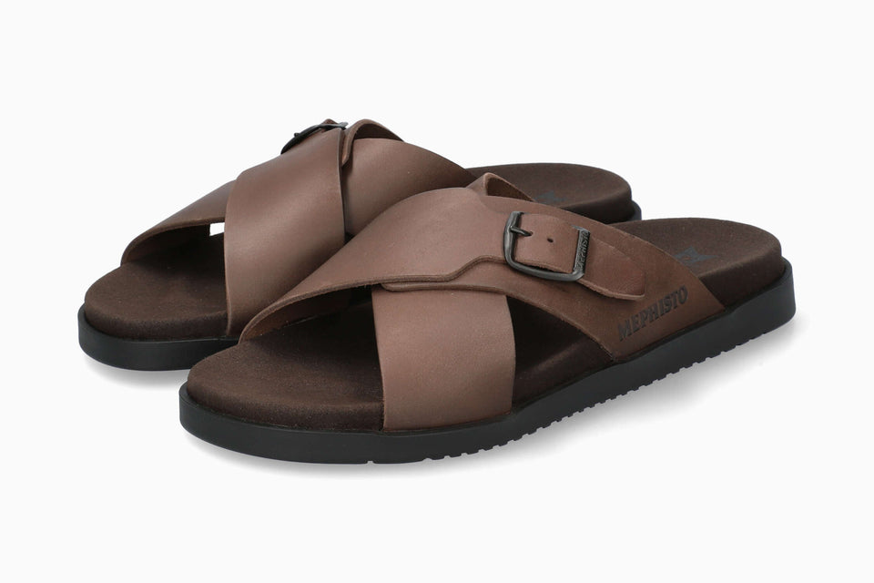 Giulio - Dark Brown Men Sandals