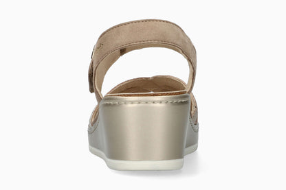 Nancia - Platinum Women Sandals With Heel