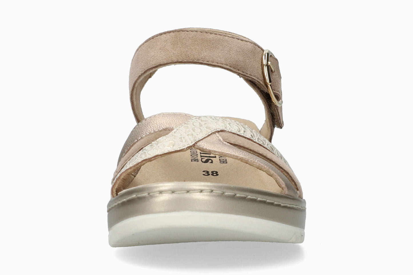 Nancia - Platinum Women Sandals With Heel