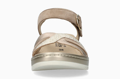 Nancia - Platinum Women Sandals With Heel
