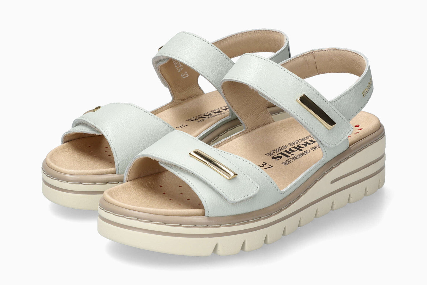 Clem - Eucalyptus Women Sandals With Heel