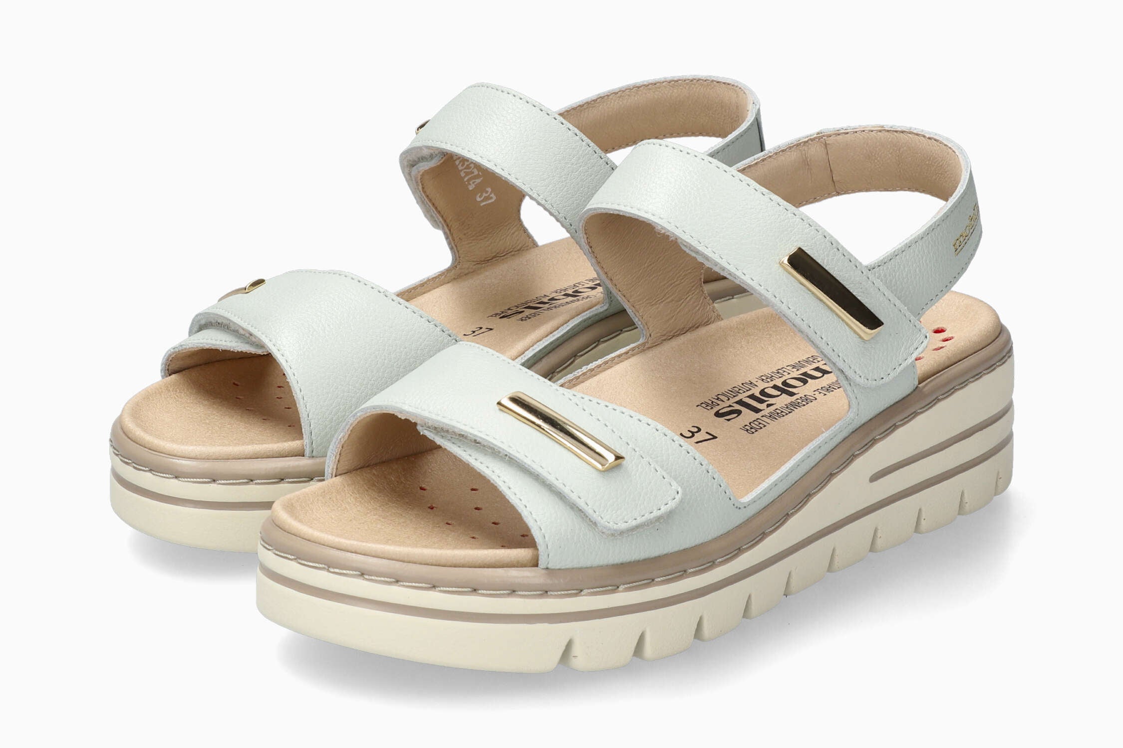 Clem - Eucalyptus Women Sandals With Heel