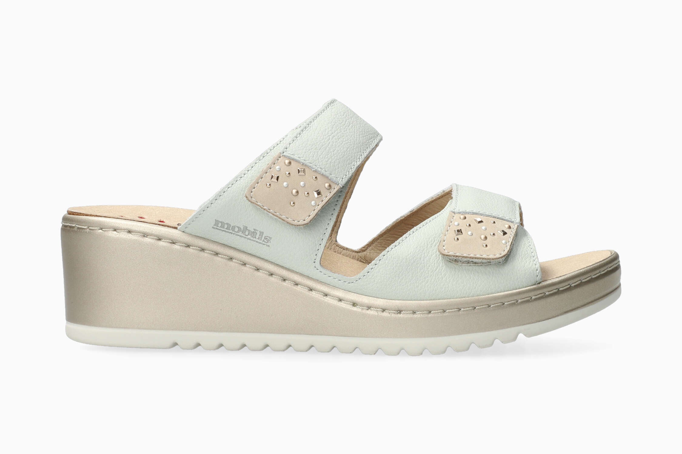 Navina - Eucalyptus Women Sandals With Heel