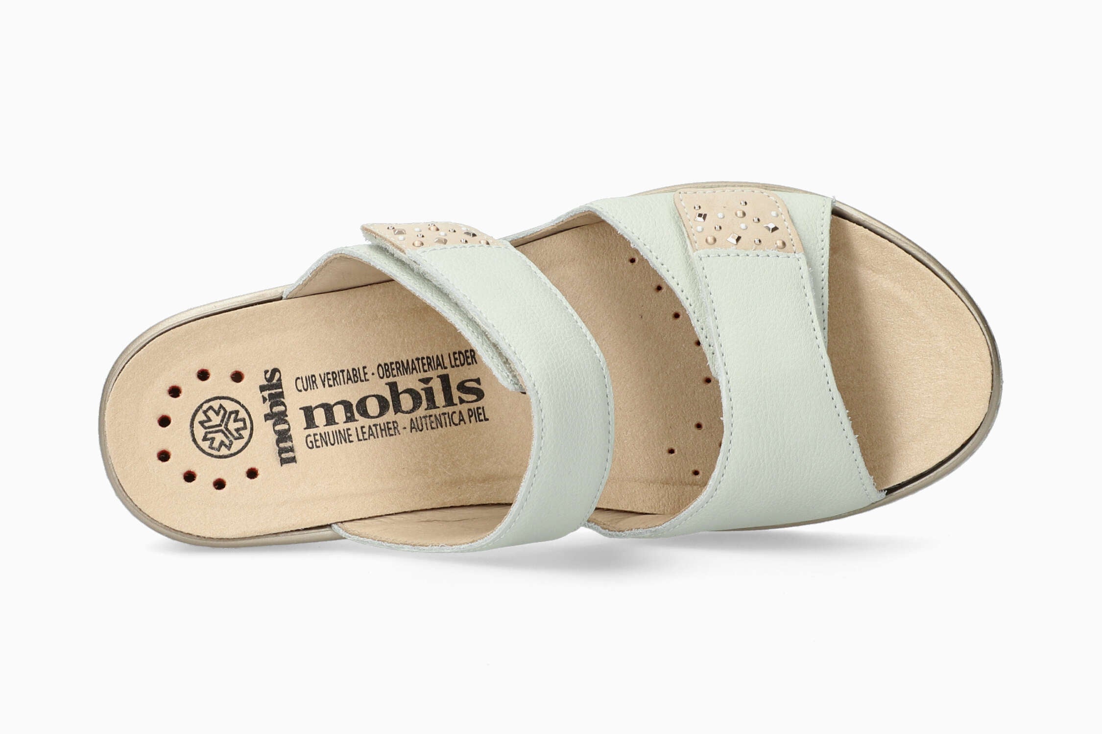 Navina - Eucalyptus Women Sandals With Heel