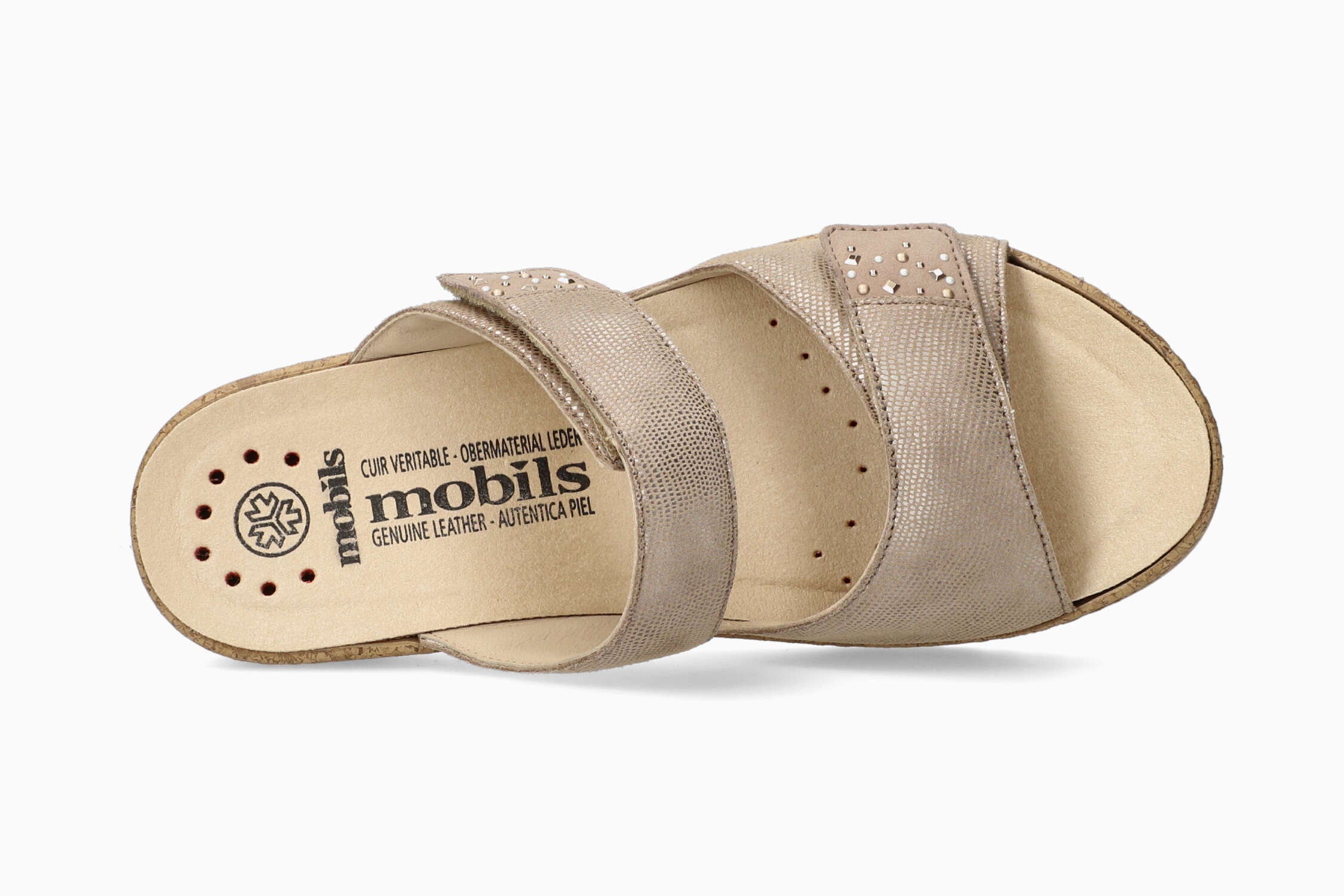 Navina - Light Taupe Women Sandals With Heel