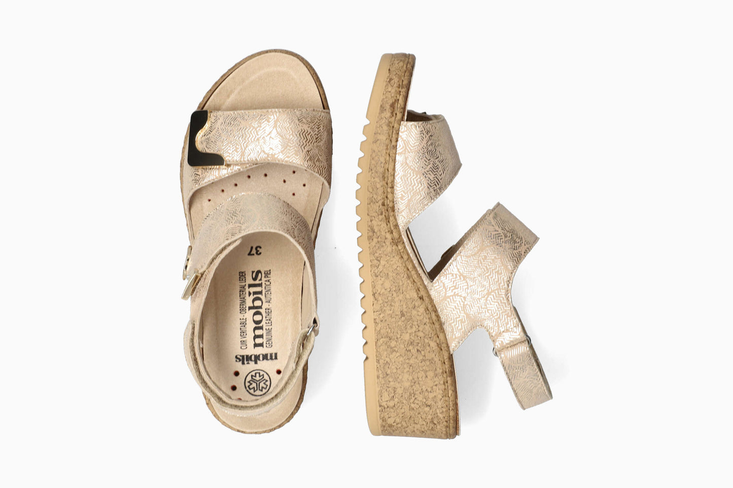 Nawel - Sand Women Sandals With Heel