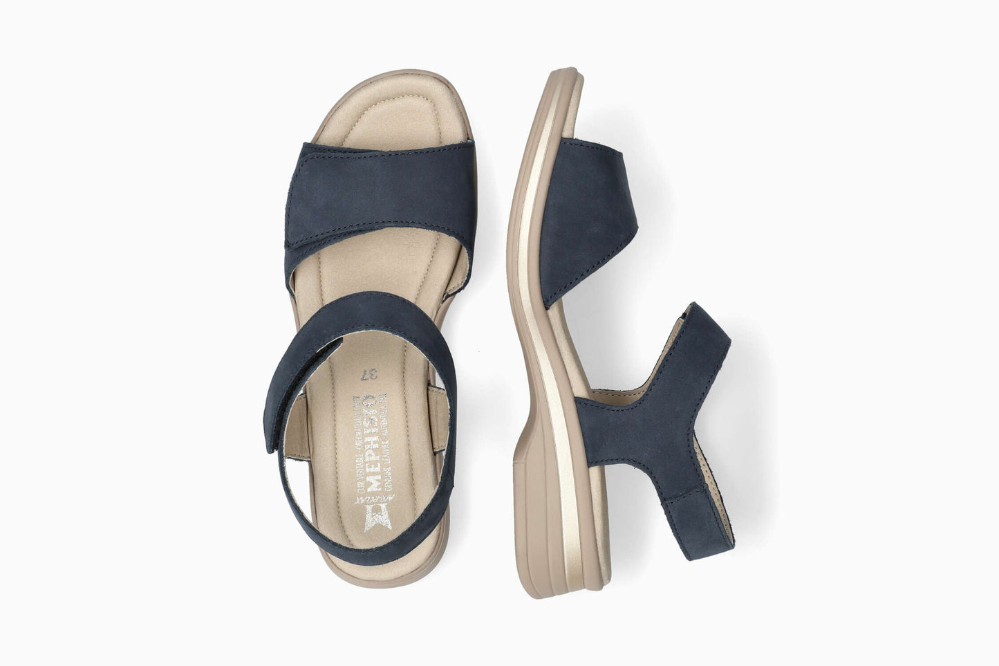 Floraline - Jeans Blue Women Sandals With Heel
