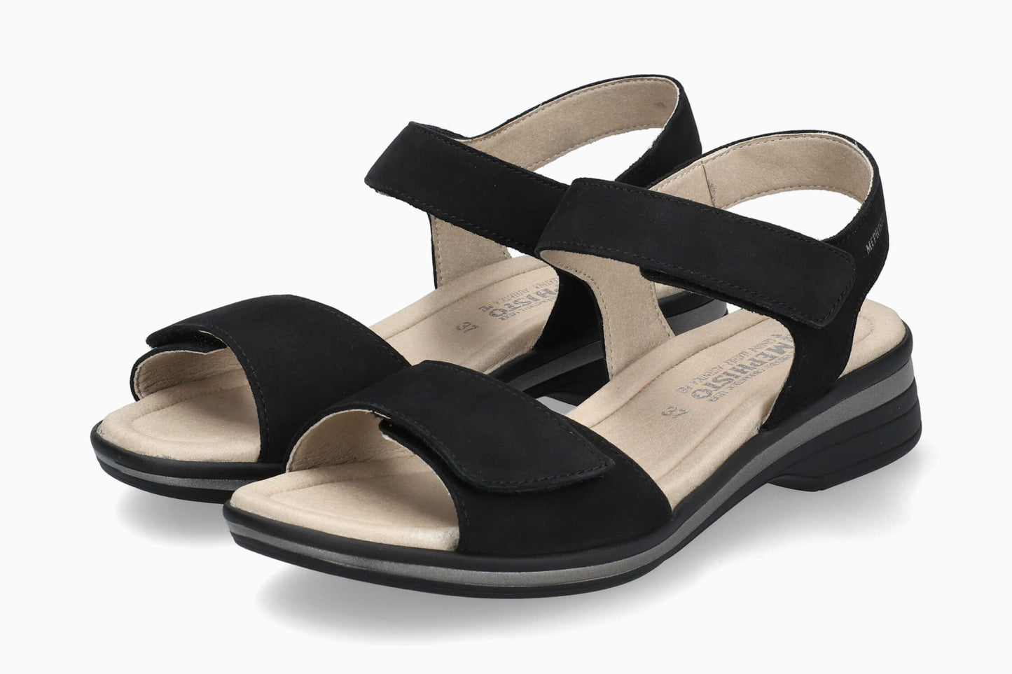 Floraline - Black Women Sandals With Heel