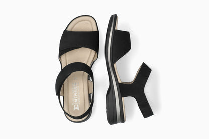 Floraline - Black Women Sandals With Heel