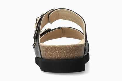 Iara - Black Women Cork Sandals