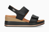 Swena N - Black Women Sandals With Heel