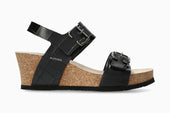 Lissandra - Black Women Cork Sandals