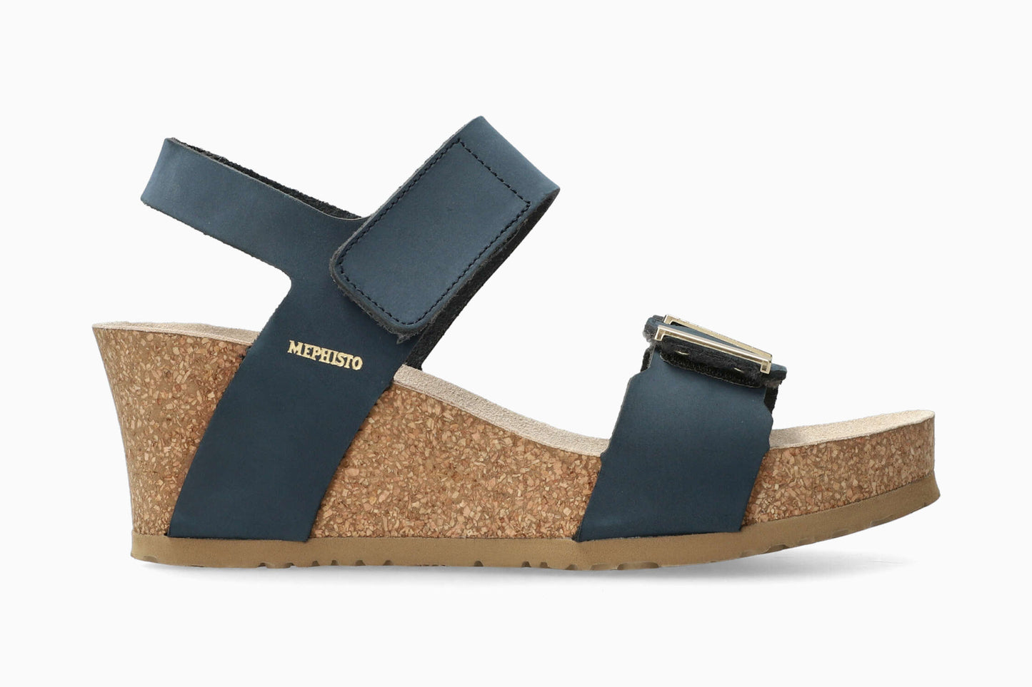 Leonore - Navy Women Cork Sandals