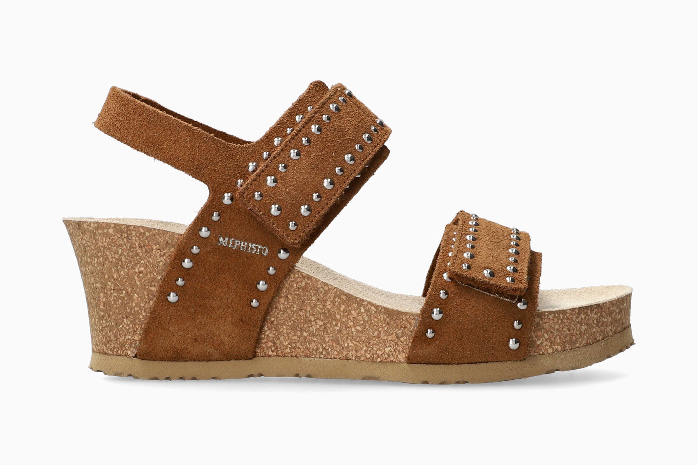 Lina - Tobacco Women Cork Sandals