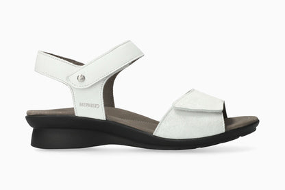 Pattie - White Women Sandals