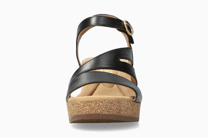 Nonnie - Black Women Cork Sandals