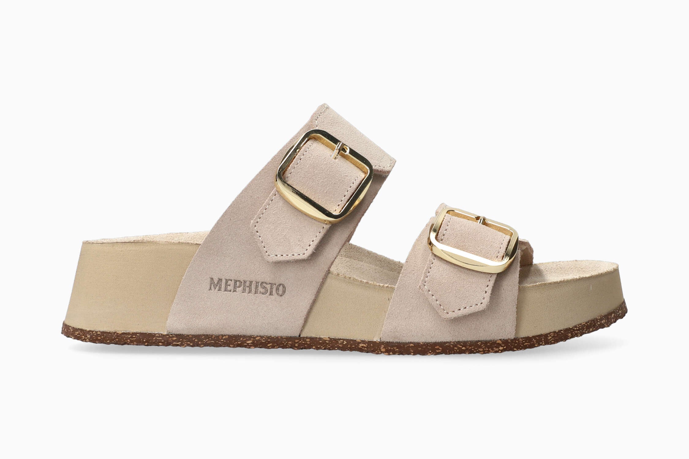 MEPHISTO BAYANE | Women Sandals Beige Leather Velvet | Mephisto.com
