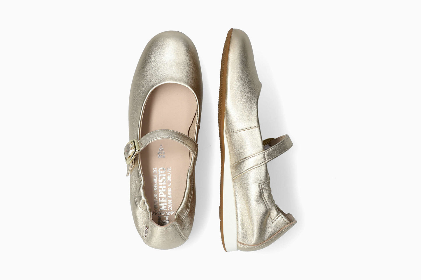 Belle - Gold Women Ballerinas
