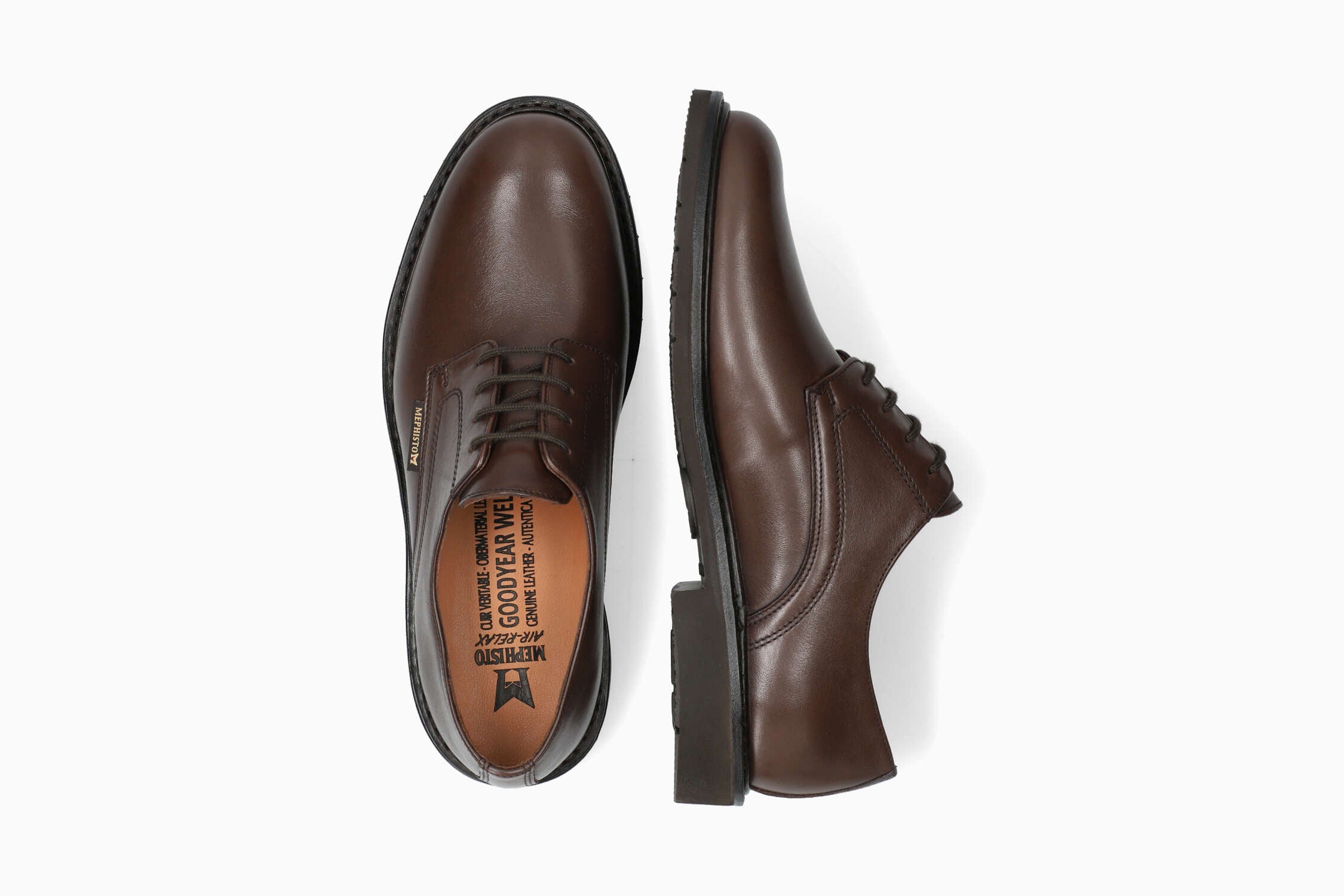 Marlon - Dark Brown Men Goodyear Welt / Norwegian