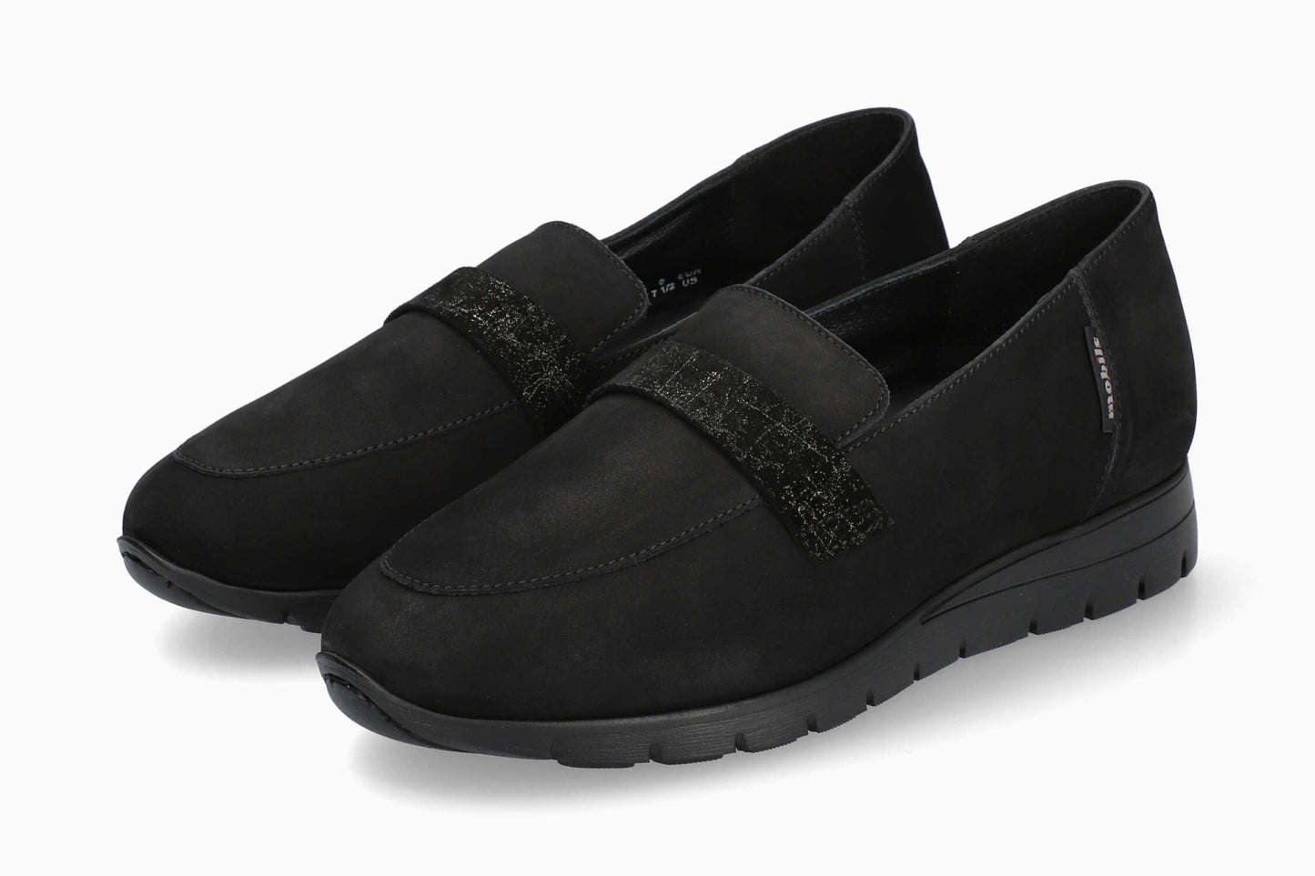 Dixie - Black Women Slip-Ons