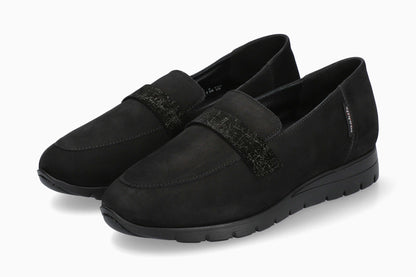 Dixie - Black Women Slip-Ons
