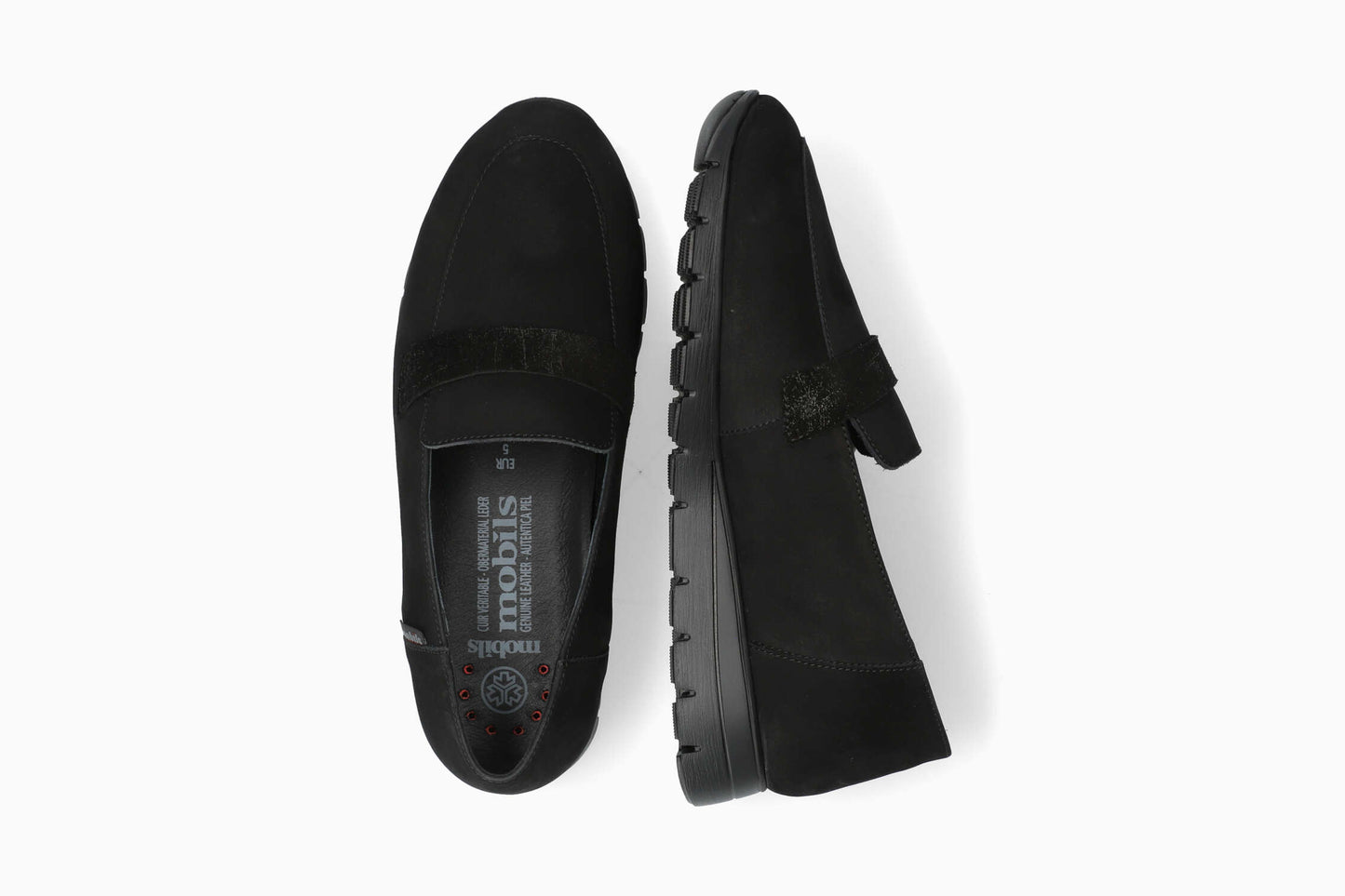Dixie - Black Women Slip-Ons