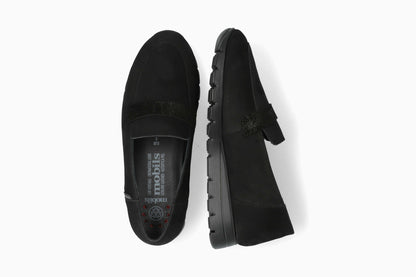 Dixie - Black Women Slip-Ons