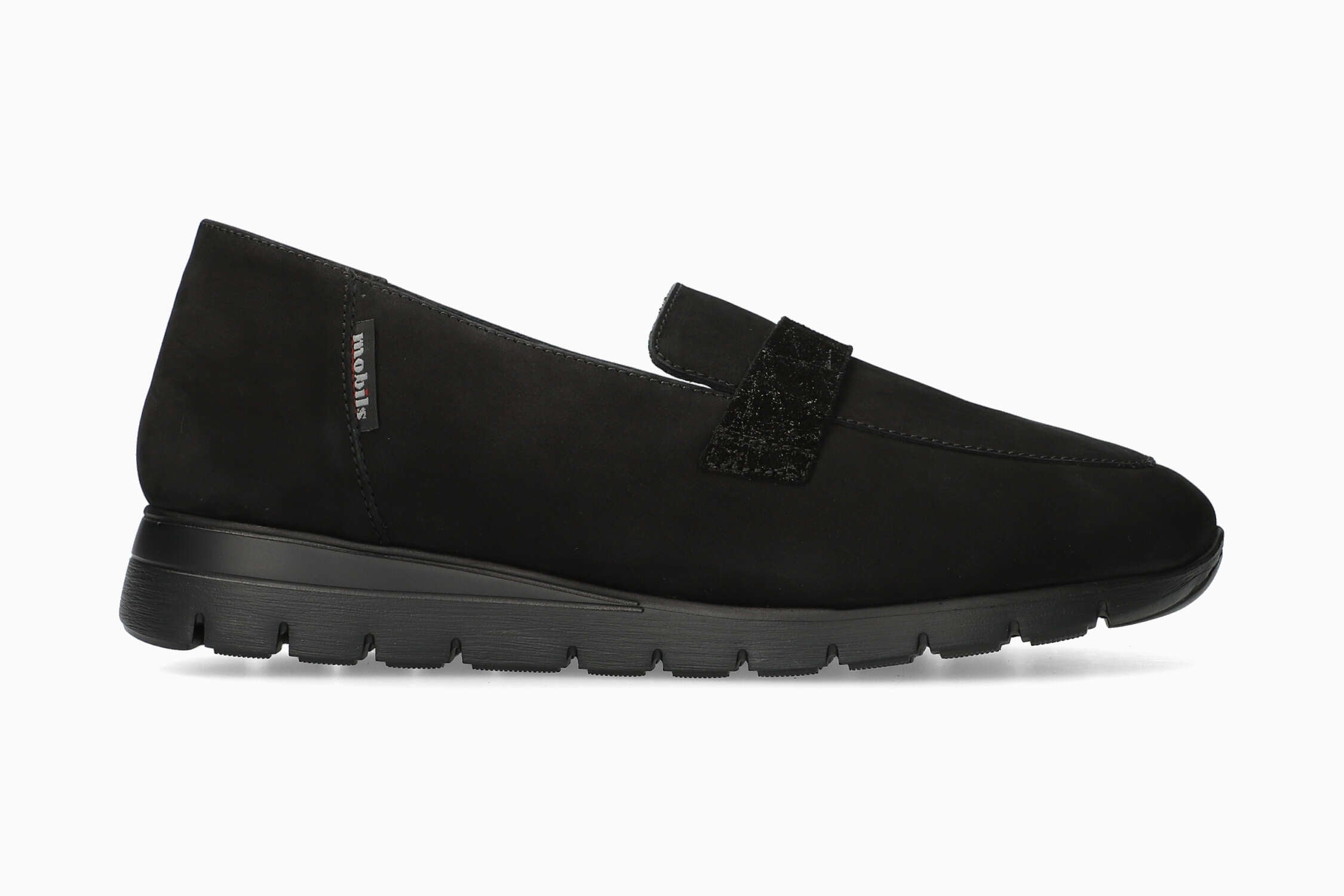 Dixie - Black Women Slip-Ons