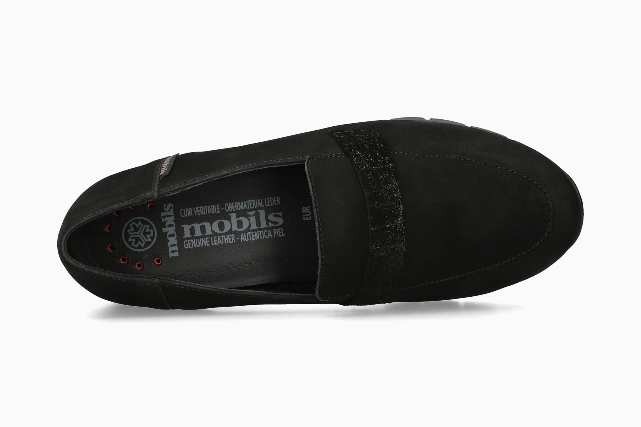 Dixie - Black Women Slip-Ons