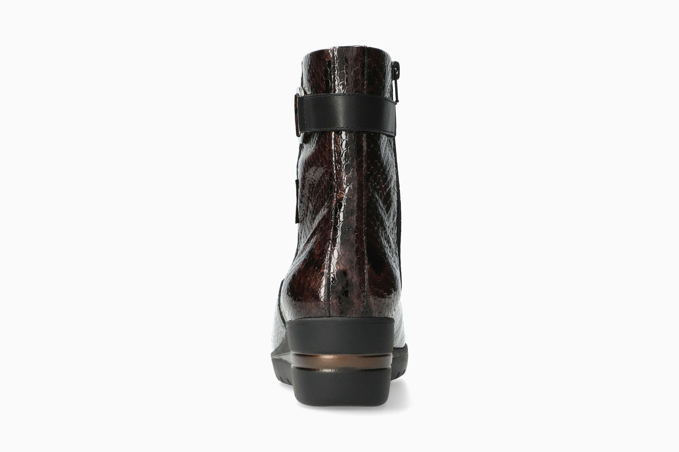 Piper - Bronze Women Ankle Boots With Heel
