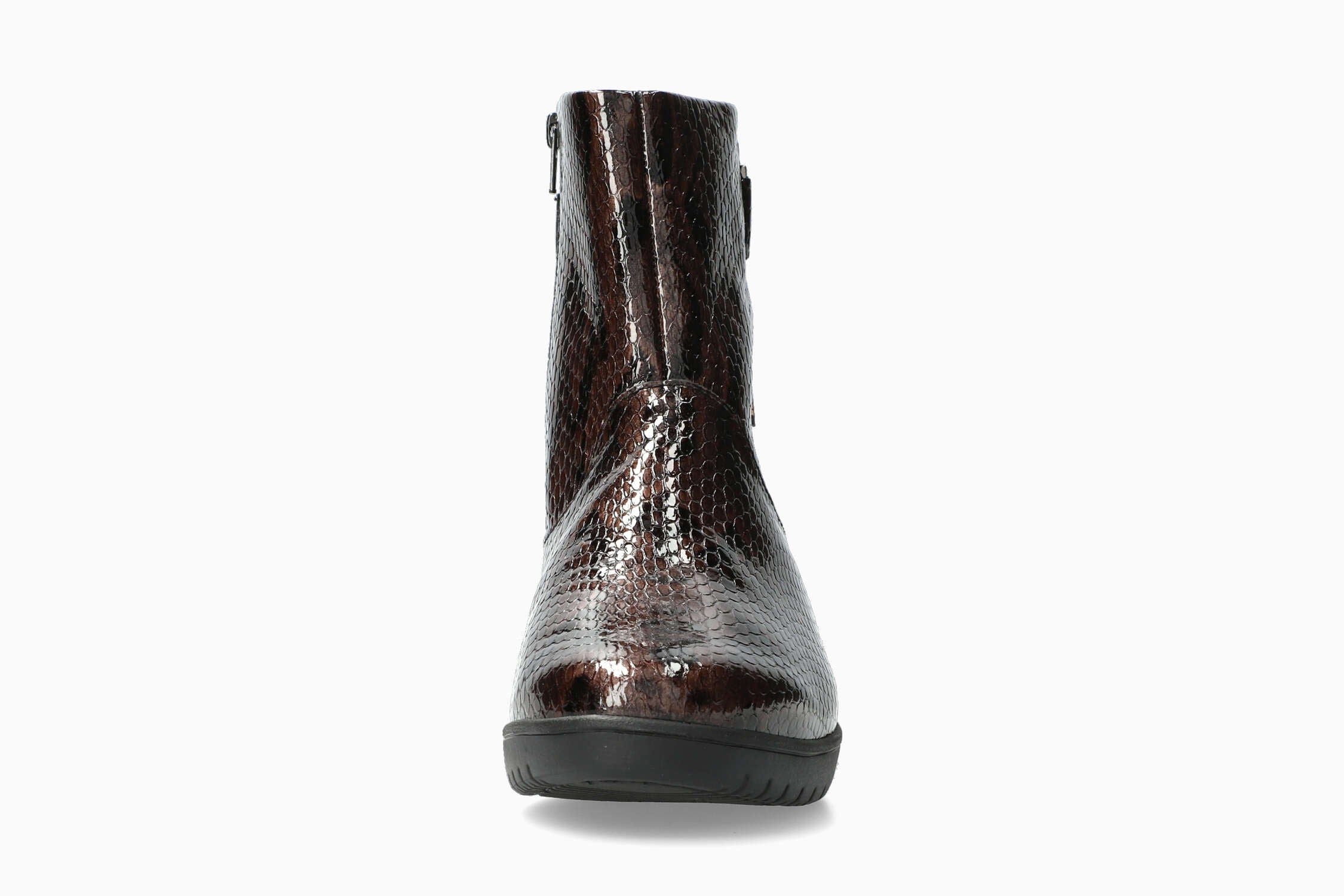 Piper - Bronze Women Ankle Boots With Heel