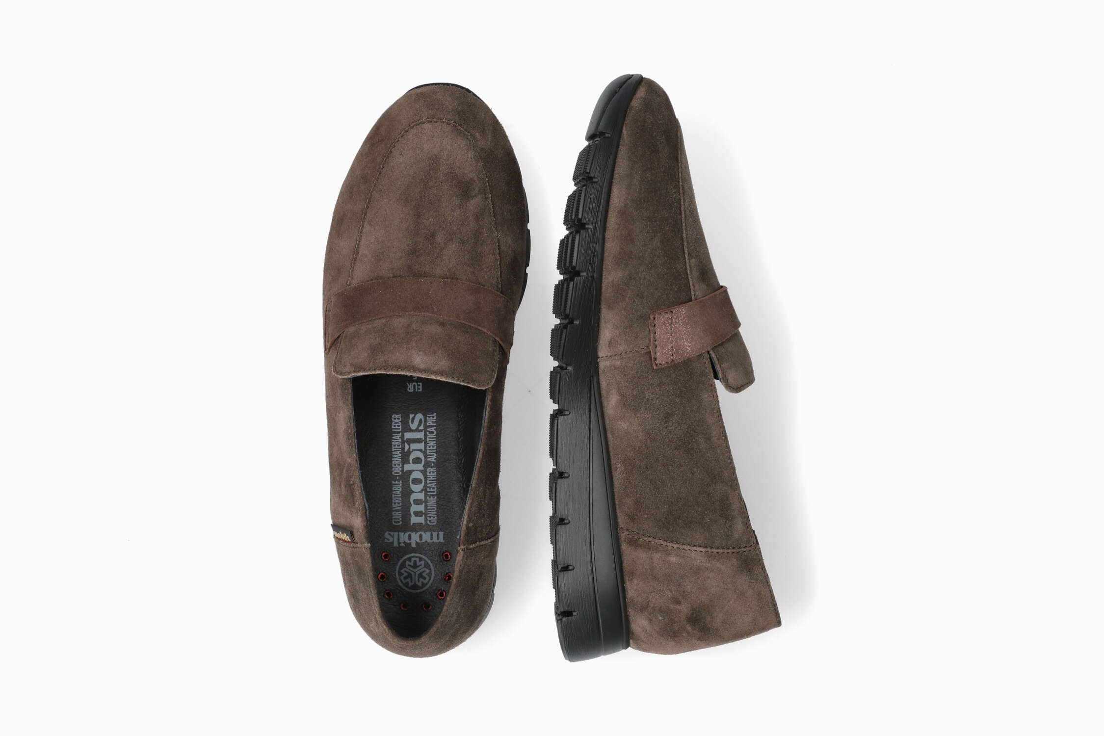 Dixie - Dark Brown Women Slip-Ons