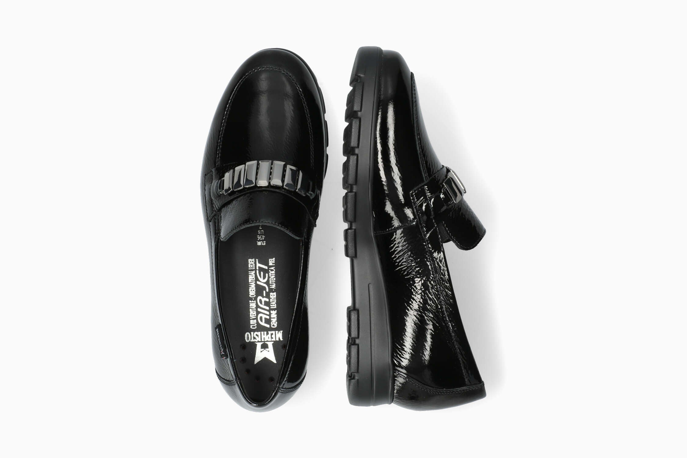 Carlyne - Black Women Slip-Ons