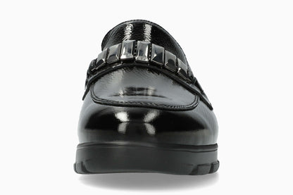 Carlyne - Black Women Slip-Ons