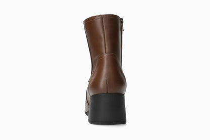 Zabou - Brown Women Ankle Boots With Heel