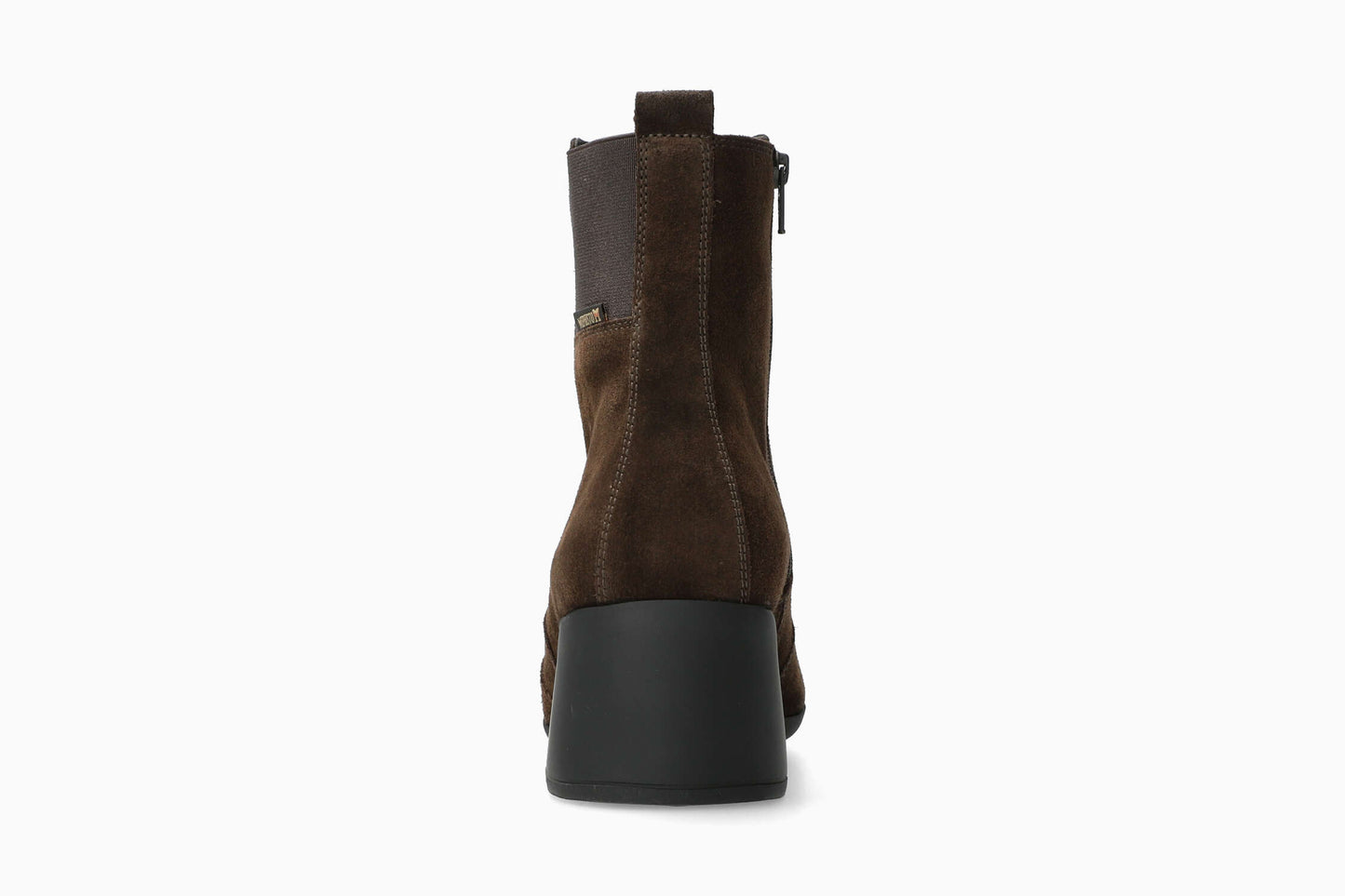 Zelia - Dark Brown Women Ankle Boots With Heel