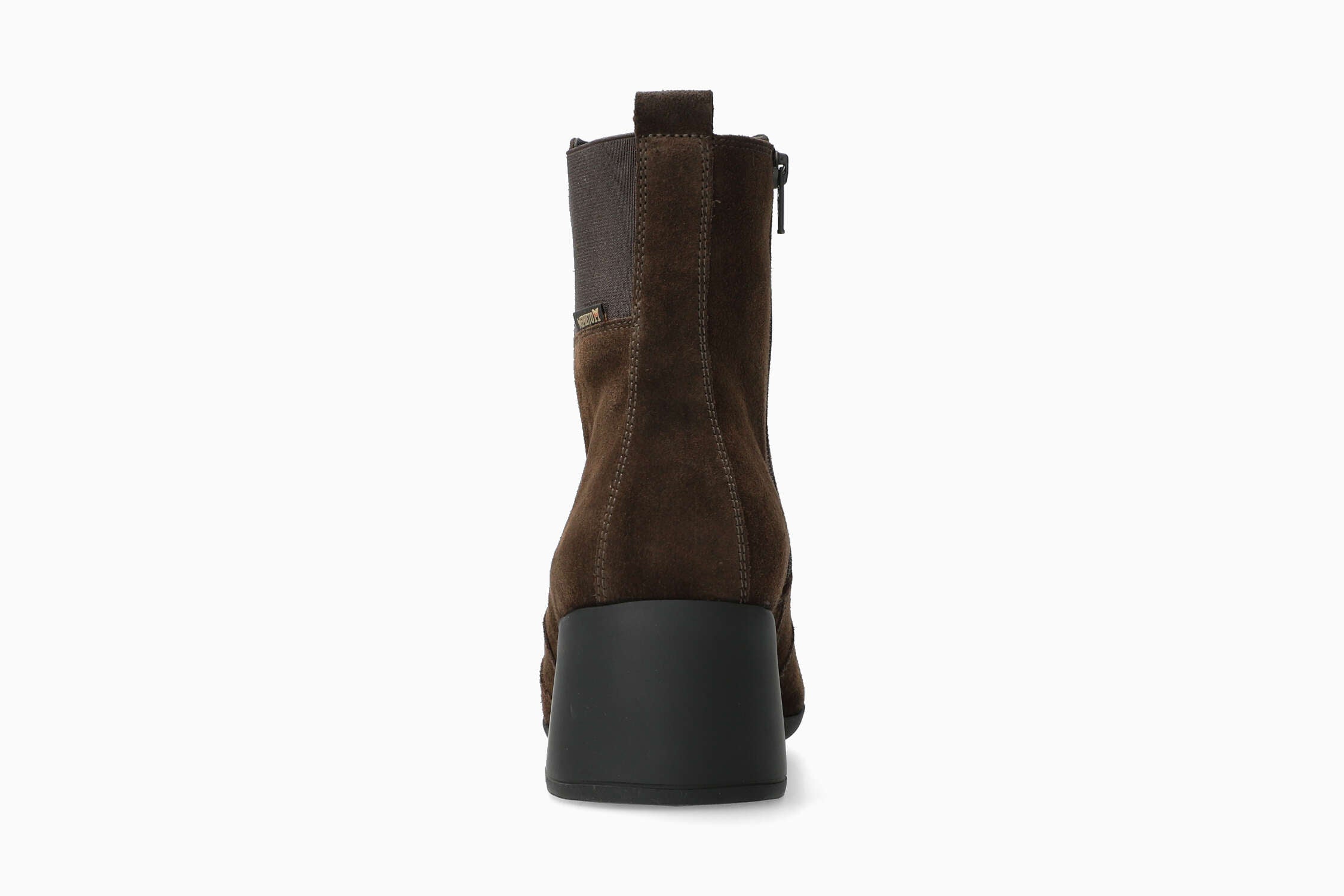 Zelia - Dark Brown Women Ankle Boots With Heel