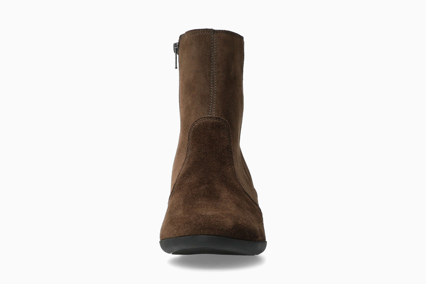 Zelia - Dark Brown Women Ankle Boots With Heel