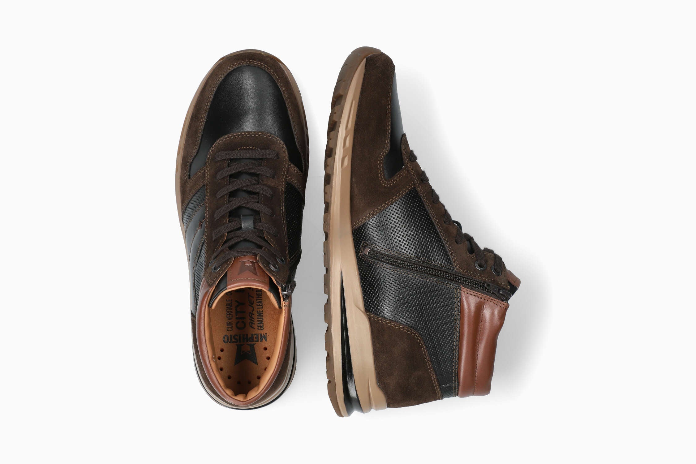 Boran - Dark Brown Men Sneaker