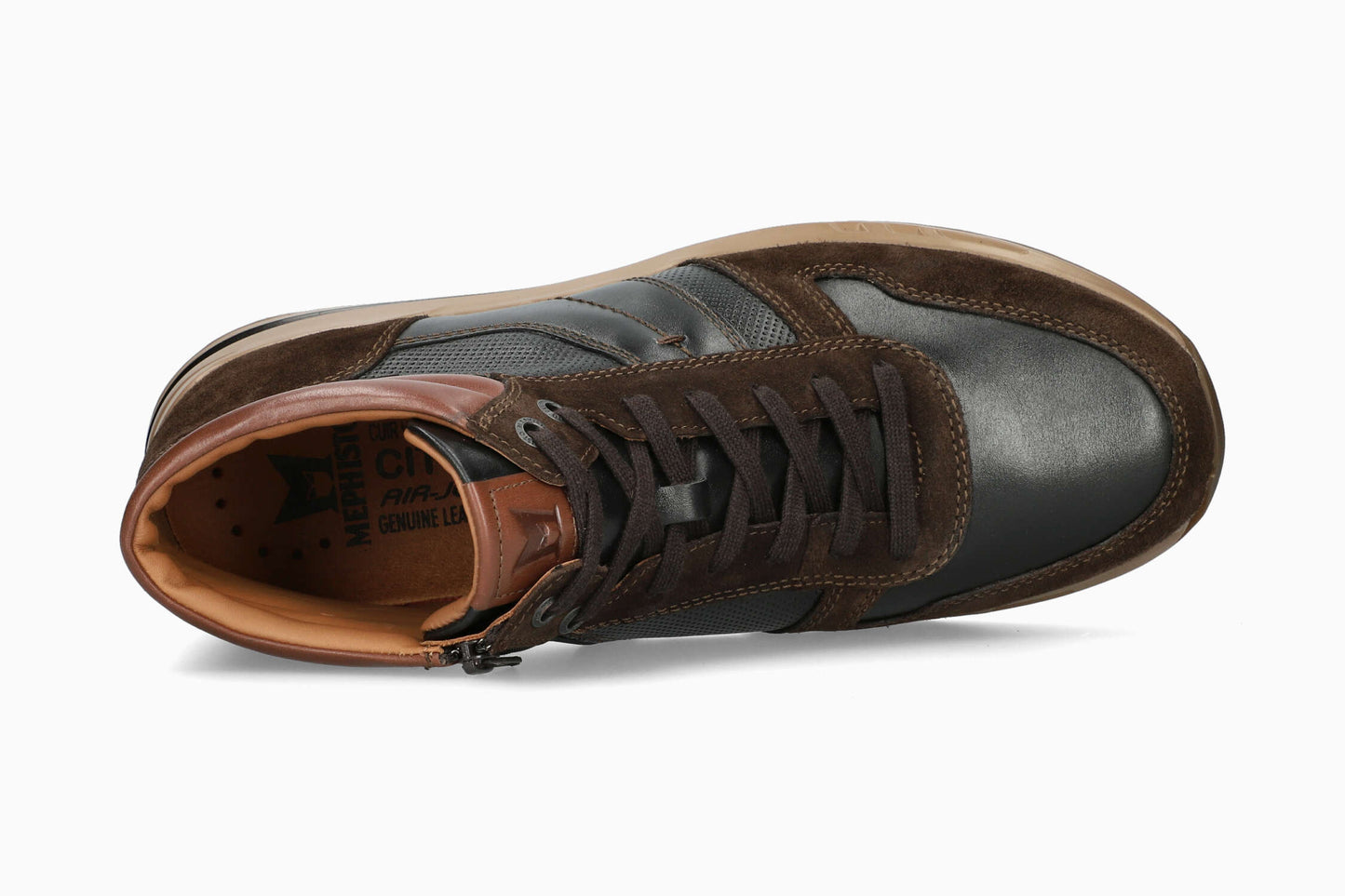 Boran - Dark Brown Men Sneaker
