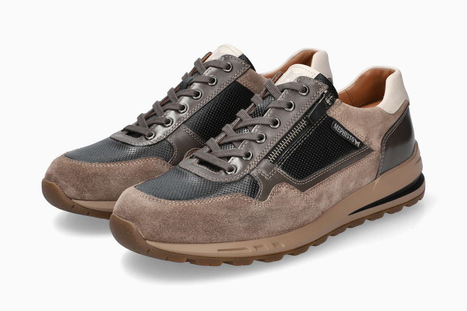 Bradley - Warm Grey Men Sneaker