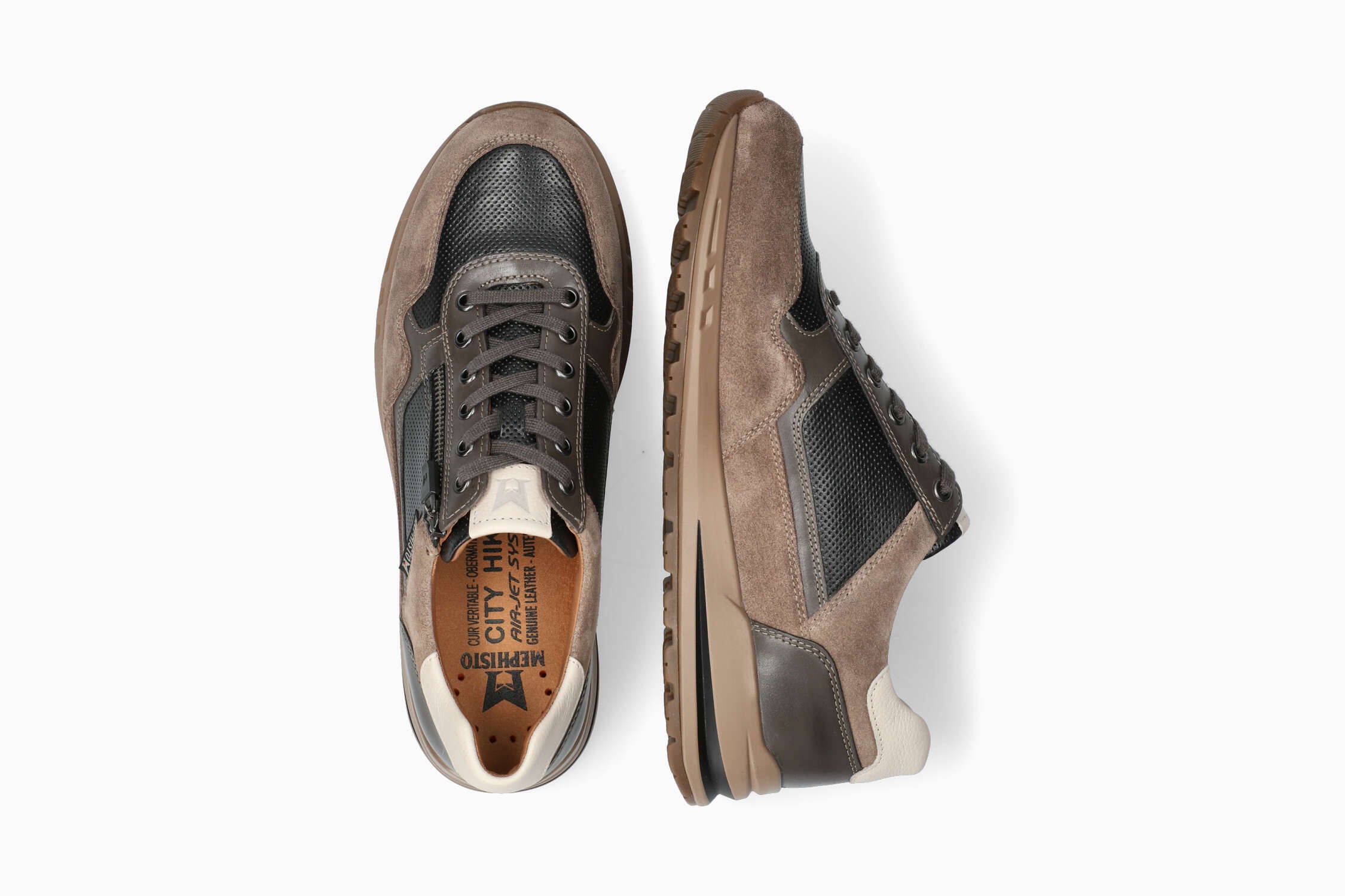 Bradley - Warm Grey Men Sneaker