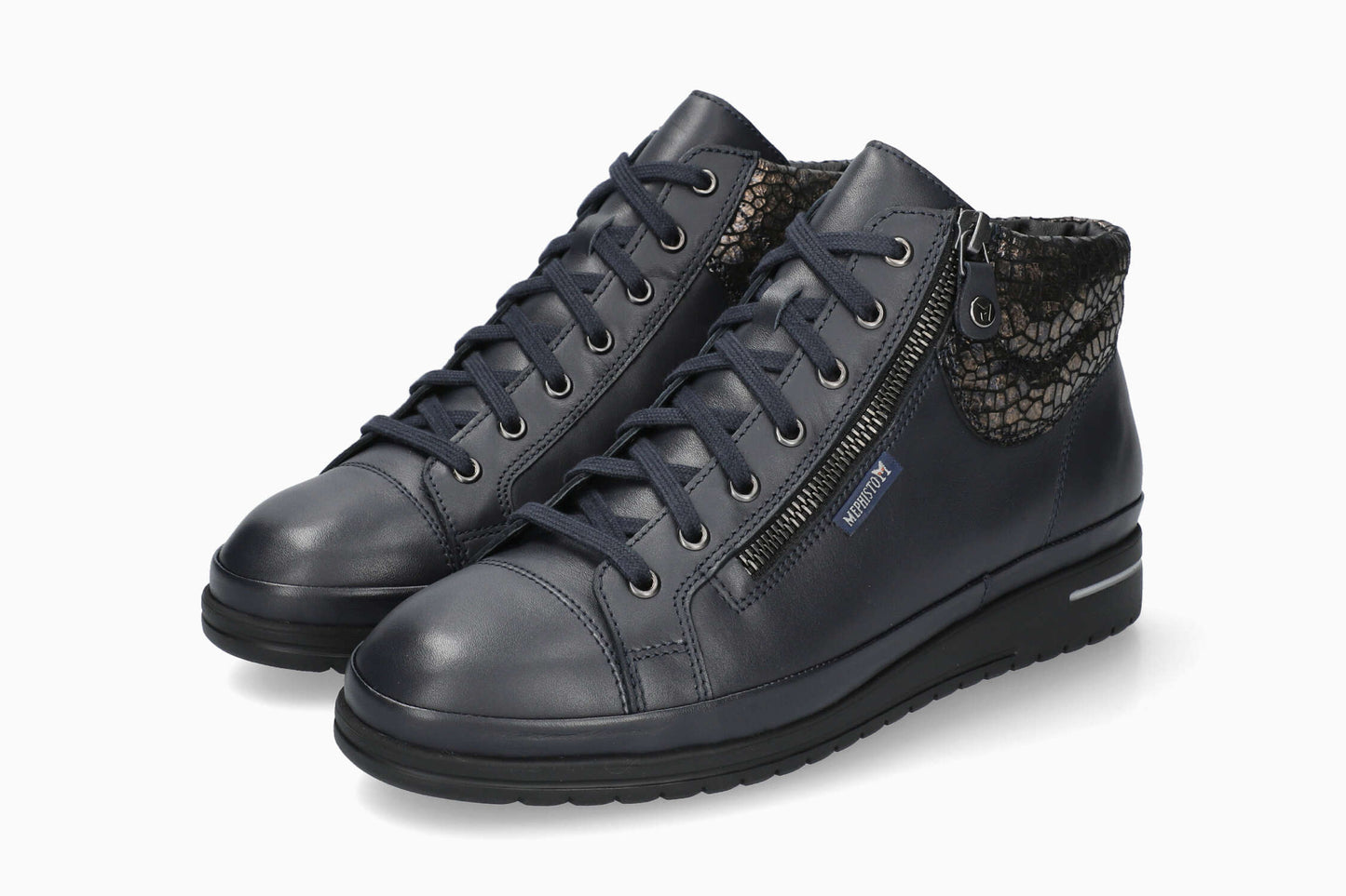 Julie - Navy Women Ankle Boots