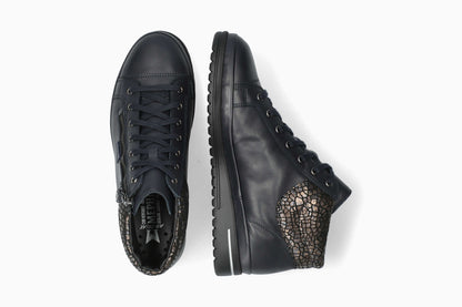 Julie - Navy Women Ankle Boots