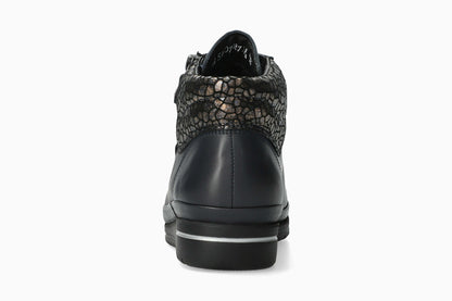 Julie - Navy Women Ankle Boots