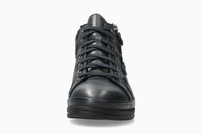 Julie - Navy Women Ankle Boots