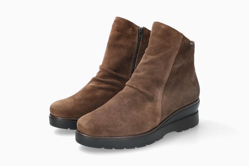 Evangela - Chestnut Women Ankle Boots