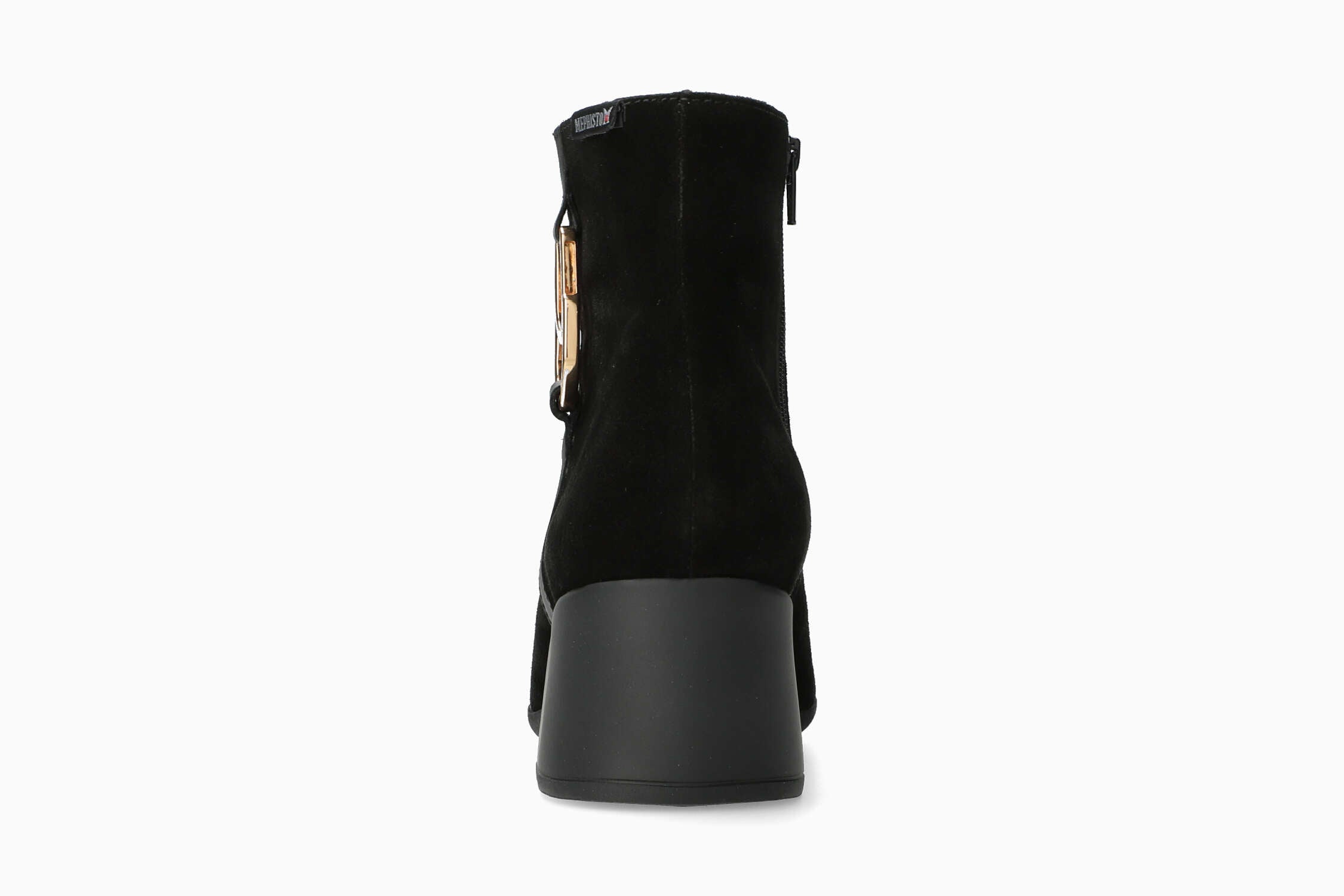 Zina - Black Women Ankle Boots With Heel
