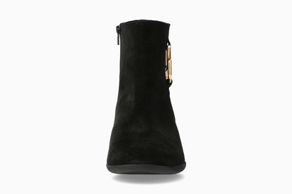 Zina - Black Women Ankle Boots With Heel